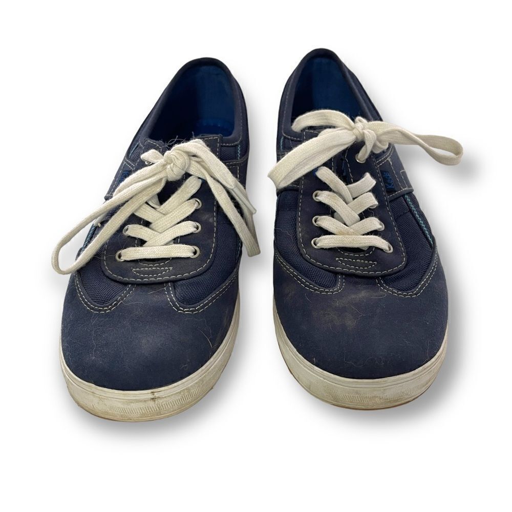 Keds Ortholite Craze T-Toe Navy‎ Blue Canvas Womens Sneakers Size 9